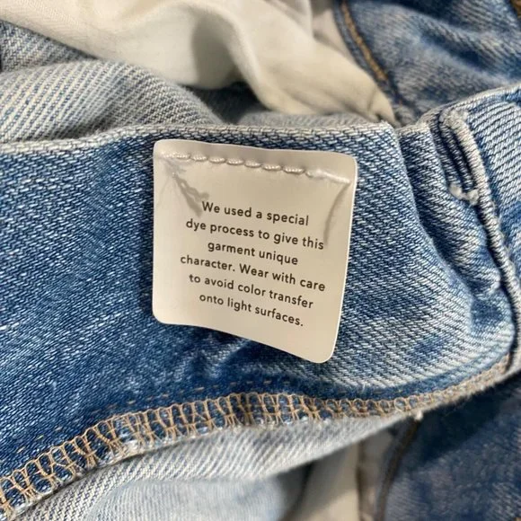 DL 1961 Jeans womens 31 x 26 blue ripped distress Susie‎ high rise Tapered - Picture 7 of 9